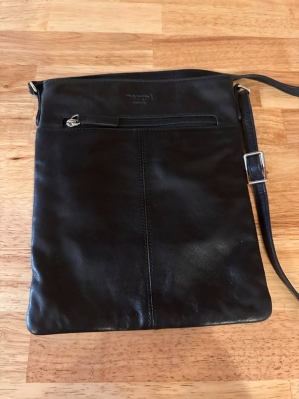 Margo New York | Leather Crossbody Bag Black